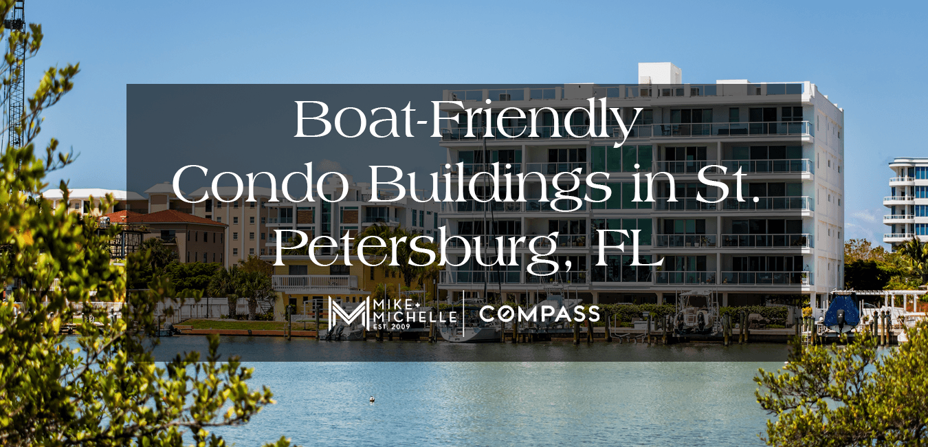 St. Petersburg Condo Buildings With Boat Docks 